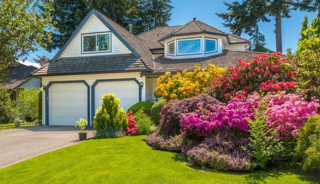 A beautiful garden in Suffolk County, NY